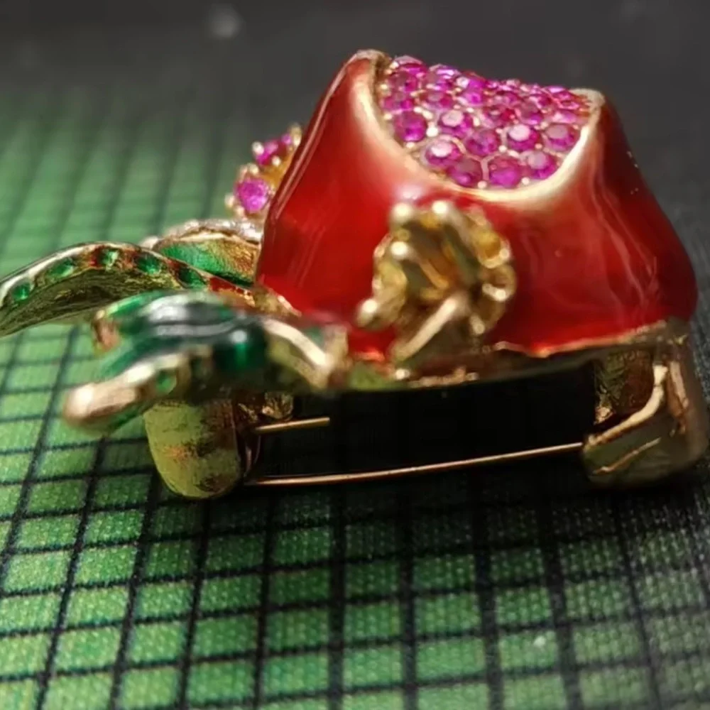 Anthropologie vibrant brooch